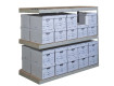 36 Box Record Storage Units -- 5' Tall with 3 shelves 42" x 30" x 60"